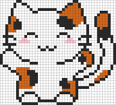 Loom patterns cat cross stitches cross stitching. Pin By Garrett Carla Decor On Animals Pixel Art Cat Bead Perler Beads Perler Patterns