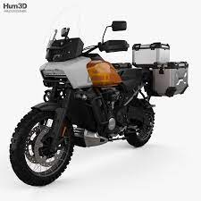 3d Model Of Harley Davidson Pan America 2021 In 2021 Harley Davidson Harley 3d Model