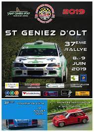 Les reconnaissances du rallye se dérouleront les 2 et 8 juin 2019. Rallye De St Geniez D Olt 2019