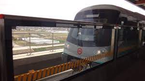 Line 2 runs from east xujing in the west to pudong international airport in the east, passing hongqiao airport. File Shanghai Metro Line 16 Ac19 Train Front Jpg Wikipedia