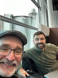 Heading back to California to the Festival of Lights! Me and my grandson  Andy Micheal. And I met the Butler Bulldogs going to South Carolina! Good  luck guys!