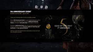 Jul 08, 2021 · codes were recently introduced, so expect more codes soon, especially on special dates, like halloween black friday, christmas, summer holidays. Dead By Daylight 5th Anniversary Codes Allgamers