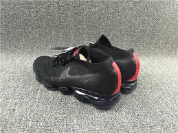 Air Vapormax Plus Black And Red Nike Air Vapormax Flyknit Men S Running Trainers Shoes Black Red Nike Runningcrosstraining Mens Running Trainers Shoes Trainers Black Shoes