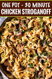 I will be trying to make a new diferent menu each weekend, while i am no expert, this will be good to try and perfect my skills. Chicken Stroganoff 30 Minute One Pot Meal The Chunky Chef