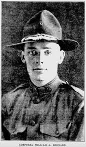 Cpl William Aloysius Leonard (1889-1918)