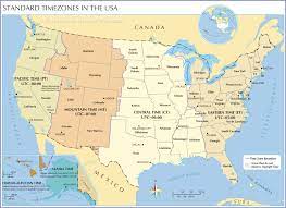 Worldwide Time Zone Map Time Zone Map Of The United States - Nations Online Project