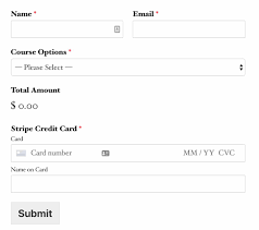 This is the default look of stripe on an edd checkout page with credit card fields inline on the page. How To Install And Use The Stripe Addon With Wpforms