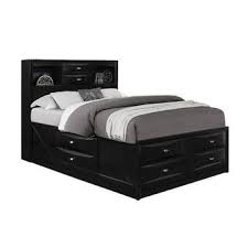 With this streamlined light gray platform bed, a modern look is promised. Ebern Designs Braymer Storage Platform Bed Reviews Wayfair King Size Bedroom Sets Global Furniture Usa Black Bedding