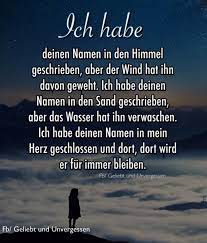 Fur Immer Und Ewig Trauer Zitate Spruche Trauer Traurige Spruche
