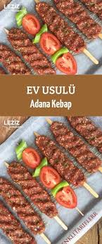 Ev Usulu Adana Kebap Leziz Yemeklerim Yemek Tarifi Yemek Tarifleri Leziz Yemek Yemek