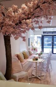 Bloesem Bloesemboom Romantische Decoratie Zijde Bloemen Decoratie Www Decoratiestyling Nl Bakery Decor Cafe Interior Design Salon Interior Design