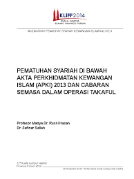 Perintah perkhidmatan kewangan (kehendak dan pengemukaan dokumen atau maklumat) (perniagaan berdaftar) 2013. Pematuhan Syariah Dibawah Akta Perkhidmatan Kewangan Islam 2013