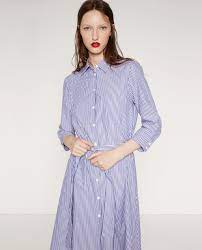 access denied summer dresses for women dresses blue and white striped shirt
