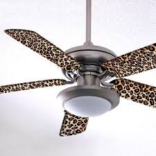 Leopard Fancy Blade Ceiling Fan Cover Decoration Black Animal Print Decor Animal Print Rooms Ceiling Fan Blade Covers