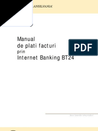 Plăți online facturi și servicii transferuri achitarea facturilor. Manual Plati Facturi Bt24