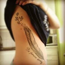 Feather and butterfly tattoo designs. 50 Beautiful Feather Tattoo Designs Cuded