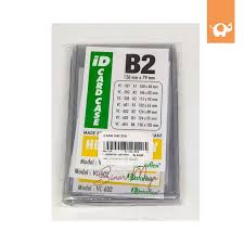 Ukuran id card pegawai sudah diatur international organization for standard. Filevindex Id Card Case B2 Vc 602 Dataflex Name Tag Plastik Mika Bening Murah Shopee Indonesia