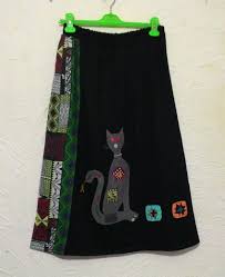 skirt with cat giyim etek pazen