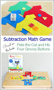 Have the children cut the pieces out and glue them together. Math Game For Kids Pete The Cat And His Four Groovy Buttons Buggy And Buddy