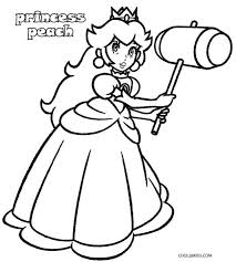 By best coloring pagesaugust 13th 2019. Printable Princess Peach Coloring Pages For Kids