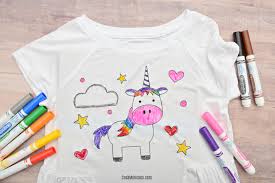 Print colouring pages to read, colour and practise your english. Kid S Unicorn Coloring Shirt With Htv Unoriginal Mom