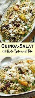 Quinoa Salat Mit Rote Bete Und Feta Rezept Elle Republic Rezept Quinoa Salat Rezepte Mit Feta Rezepte