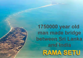 The Picture Shows Clearly The Adam S Bridge Purported By Both Some Scientists And Sages To Be The Ancient Indi Sri Lanka Indian Literature Cultural Beliefs