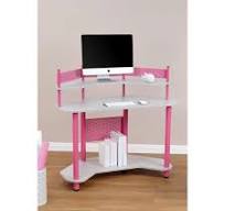 Offex Study Corner Desk - Pink - Bed Bath & Beyond - 17736077