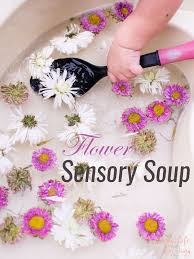 Flower Sensory Soup Sensory Toddler Sensory Infant Activities