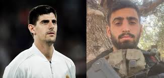 Il portiere del Real Madrid Courtois omaggia un soldato dell'IDF ucciso da  Hamas