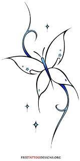 Side Of Hand No Color Maybe Hearts Instead Of Stars Idk Butterfly Tattoo Designs Tribal Butterfly Tattoo Tribal Butterfly
