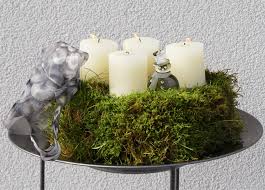 Schneiden sie zudem kleine zweige von einem hagebuttenstrauch ab. Utes Adventsgesteck Aus Moos Aus Dem Garten Diy Weihnachtsdeko Cheznu Tv