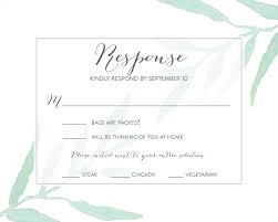 What is the meaning of m on the first line of a response card? Wedding Rsvp Wording Ideas