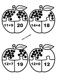 Martina Max Adli Kullanicinin Toplama Elmalari Yapbozu Apple Puzzle Panosundaki Pin Etkilesimli Defterler Egitim Matematik