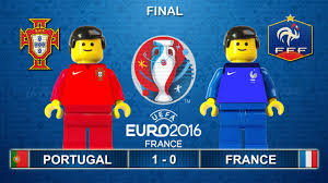 Portugal had a bad start as cristiano ronaldo was subbed in the 25th minute due to injury. Euro 2016 Final Portugal Vs France 1 0 Film In Lego Football Highlights Youtube
