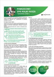 Tutaj będzie ich całkiem sporo. Spis Rolny 2020 2021 Gmina Zary