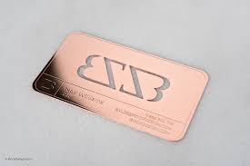 Don't worry if you go out of the lines a little bit. Rose Gold Metal Business Card Templates Rockdesign Com