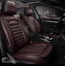 Classic Solid Color Design Luxurious Style Eco Friendly Material Car Seat Cover Leather Car Seat Covers Car Interior Accessories Best Car Interior