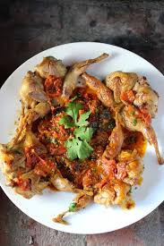 Guilotas En Salsa De Molcajete Quail With Roasted Tomato Chile Salsa Made In A Molcajete Many Of You Have Met Marl Quail Recipes Cooking Mexican Food Recipes