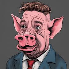 half pig new year (Made By AI)