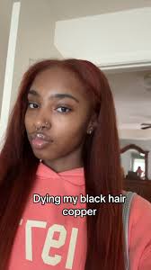 Copper Black Ombre Hair Tutorial