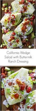 California Wedge Salad With Prosciutto Crumbles And Buttermilk Ranch Dressing Recipe Wedge Salad Buttermilk Ranch Dressing Salad Recipes