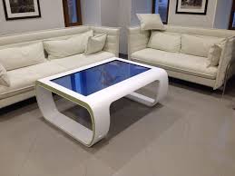 Supreme Stone Sbline 55 Multitouch Tables Made Of Corian And Powered By Custom Snowflake Addition Inst Coffee Table Computer Kiosk Design Interactive Table
