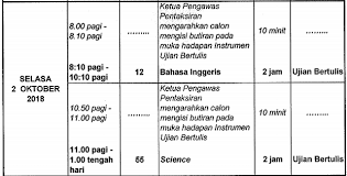 Bilakah tarikh peperiksaan upsr, pt3, spm dan stam tahun 2020? Jadual Peperiksaan Pt3 2018 Pentaksiran Tingkatan 3 Engagement Oktober