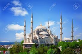 Prestigeprojekt von präsident erdogan größte moschee der türkei in istanbul eröffnet. Sultan Ahmed Moschee Blaue Moschee In Istanbul In Der Sonnigen Sommertag Turkei Lizenzfreie Fotos Bilder Und Stock Fotografie Image 40383562