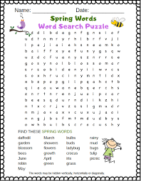 Spring Words Free Printable Word Searches Spring Word Search Free School Printables In 2020 Spring Words Word Puzzles For Kids Free Printable Word Searches