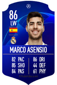 Join the discussion or compare with others ; Marco Asensio Willemsen Fifa 19 Rating Card Price