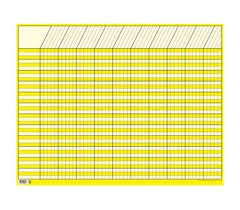 Creative Teaching Press Yellow Large Horizontal Incentive Chart