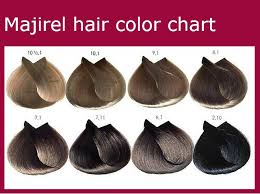 image result for majirel cool cover colour chart in 2019