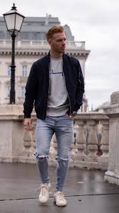 5 Bomber Jacket Outfits To Wear Every Fall Weekends Bomber Jacket Outfit Street Casual Men Mens Fashion Casual Outfits
